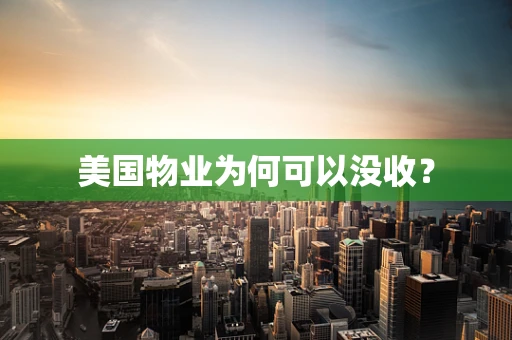 美国物业为何可以没收？