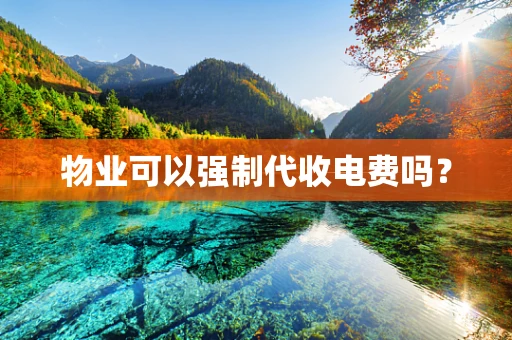物业可以强制代收电费吗？