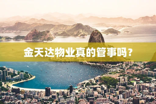 金天达物业真的管事吗？