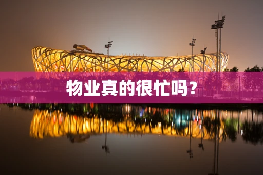 物业真的很忙吗？