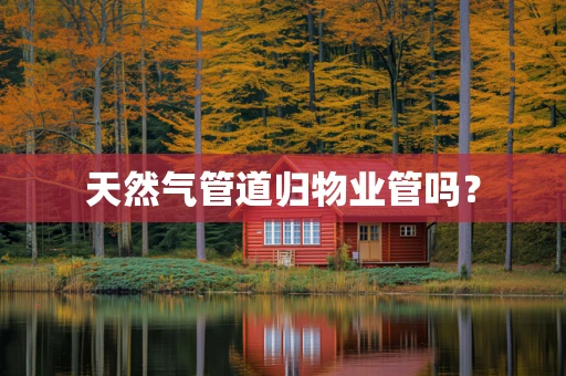 天然气管道归物业管吗？