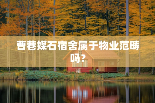 曹巷媒石宿舍属于物业范畴吗？