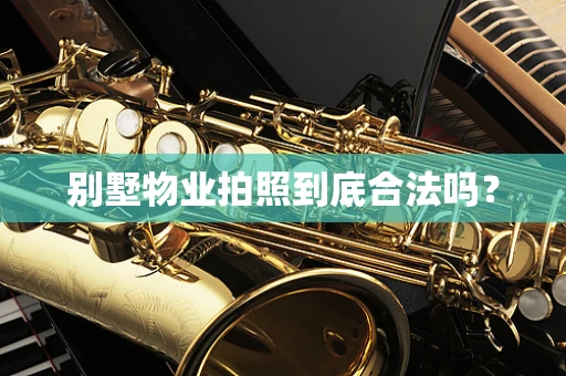 别墅物业拍照到底合法吗？