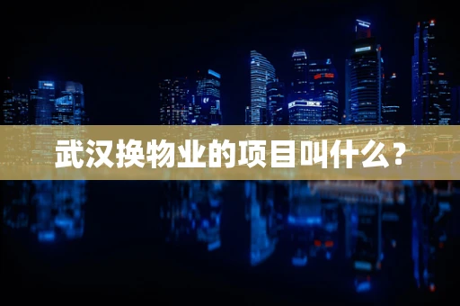 武汉换物业的项目叫什么？