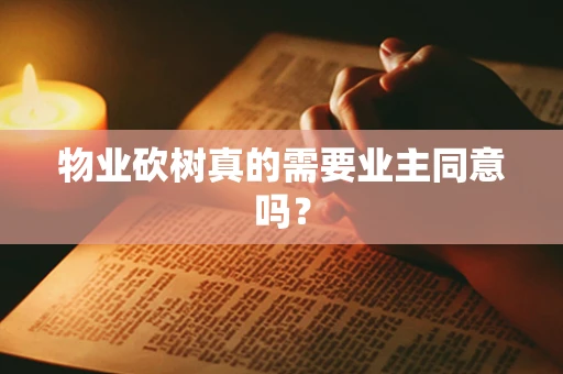 物业砍树真的需要业主同意吗？
