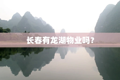 长春有龙湖物业吗？