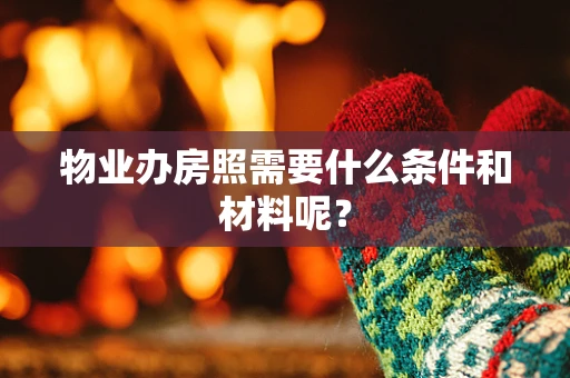 物业办房照需要什么条件和材料呢？