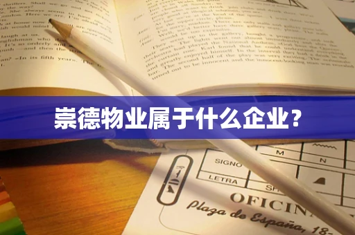 崇德物业属于什么企业？