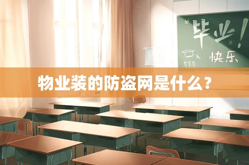 物业装的防盗网是什么？