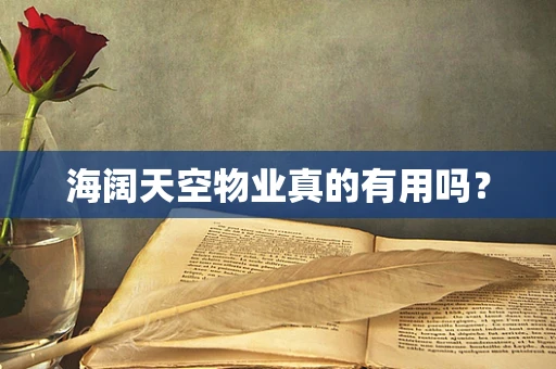 海阔天空物业真的有用吗？