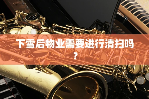 下雪后物业需要进行清扫吗？
