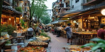 小区里面做餐饮物业要收什么费？