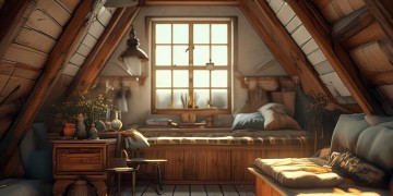 小区阁楼物业能出租吗？